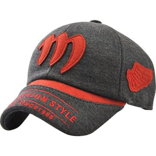Autumn Winter Sun Gorras Adjustable Boys Fashion Baseball Cap With Wing Kids Ear Warm Baseball Caps Children Hat