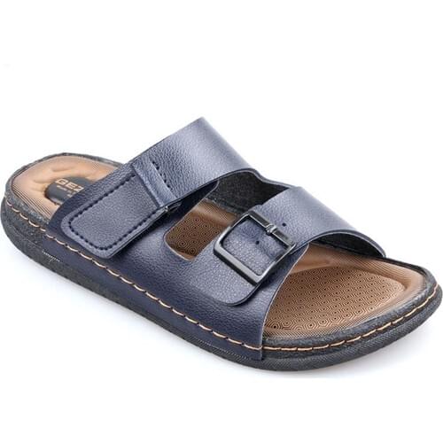 Gantry 11663 Navy Blue Orthopedic Male Casual Slippers