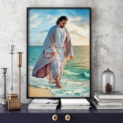 Wall Art Canvas Painting Jesus And Virgin Mary Bible Stories Nordic Posters And Prints Pure Sacred Wall Pictures For Living Room