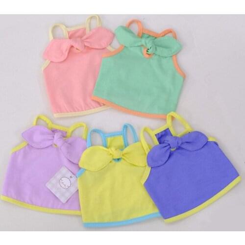 Korea Style Dog Clothes Summer Short Typr Pet Vest Cat Yorkie Yorkshire Chihuahua Puppy Clothing Small Dog Costume Skirt Outfit