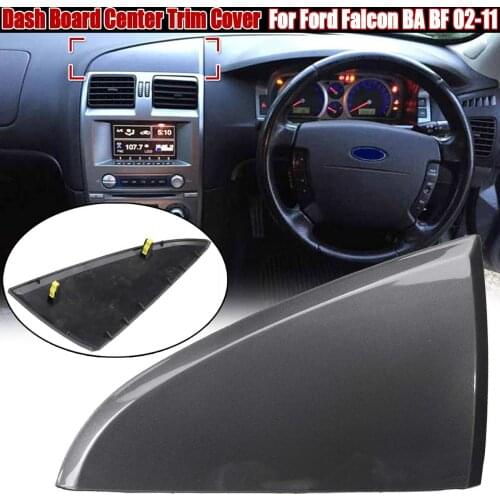 Dash Board Center Trim Cover Triangle ICC Unit Graphite For Ford Falcon BA BF 02-11 Central panel dashboard decorative cover
