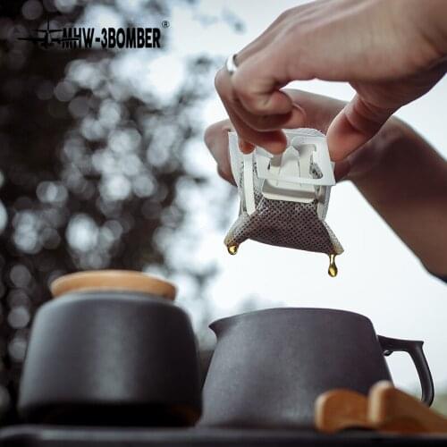 MHW-3BOMBER Hangable Filter Paper Dripping Coffee Paper Hand Brewing Coffee Barista Tools Coffee Machine Accessories