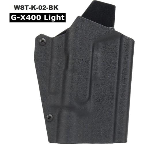 Tactical Kydex Holster for Glock 17/19/19x/45 Premium Kydex G-X400 Light Right Hand IWB Gun Holster Perfect Concealed Carry