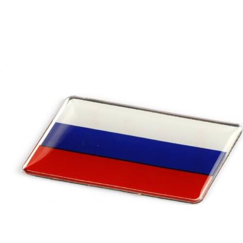 TAIHONGYU Universal 3D Fashion Car Styling Russian Flag Stickers Emblem Badge Decals Decoration Decal Motorcycle Stickers