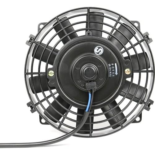 Universal 12V/24V Electric Radiator Cooling Fan 8 Inch Fan Slim for Car Air Conditioning Muscle Car Van A/C System Condenser Fan