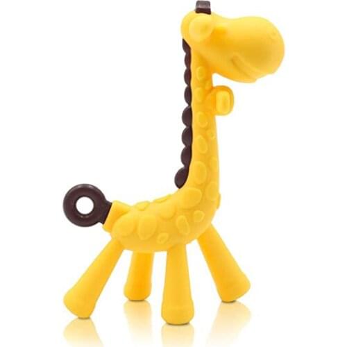 Baby Teether Baby Infant Kids Chew Teether Toy Baby Molar Stick Baby Molar Toothbrush Silicone Teether Safe Molar Toothbrush