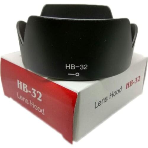 10pcs/lot HB-32 HB32 camera Bayonet Lens Hood for Nik&n D7100 D90 D7000 18-105 18-135 18-140 67mm lens with package box
