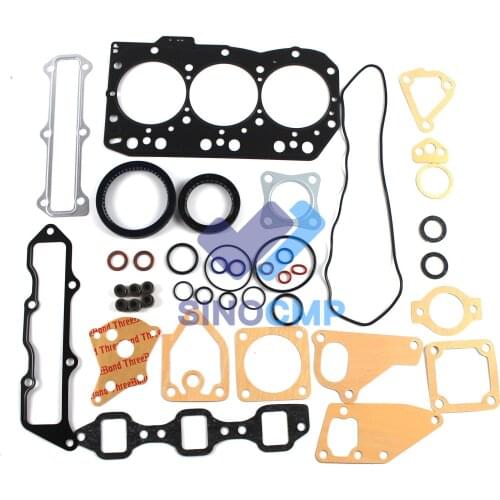 3TNE82 3TNE82A Engine Gasket Kit For Kobelco SK30SR-2 SK35SR-2 SK30SR-3 VIO30-2 VIO35-2 TB28FR TB125 Excavator and Bagger