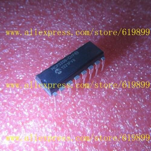 Free Shipping 10PCS MCP3208-CI/P MCP3208 DIP-16