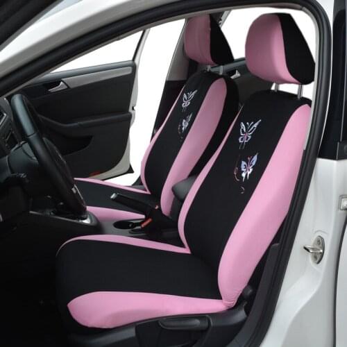 Car Seat Covers Universal Fit Front Rear Seat Full Cover Interior Accessories red blue gray car styling for lada kia rio vaz
