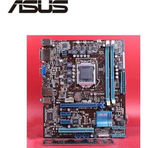 For ASUS P8H61-M LE Computer Motherboard LGA 1155 DDR3 For Intel H61 P8H61 Desktop Mainboard SATA II PCI-E X16 Used