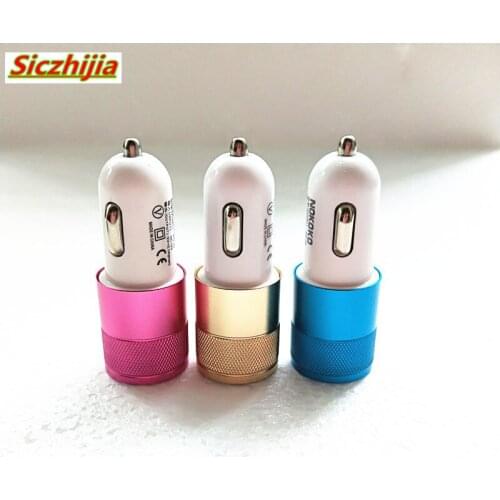 Dual USB aluminum alloy 2.1a car cigarette lighter adapter car charger for SEAT Ibiza Leon Toledo Arosa Alhambra Exeo FR