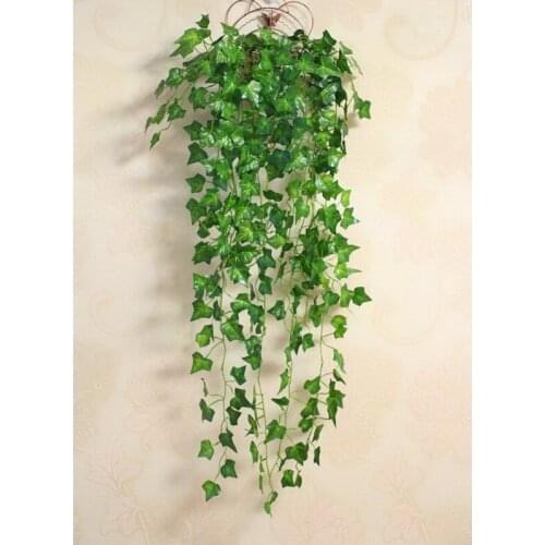 Eco-friendly Artificial Green Wall mounted Decor Flower Vine Rattan Home Decoration VBC71 P50