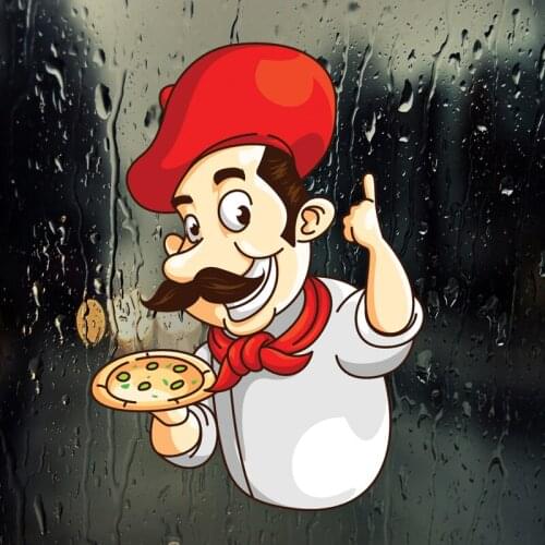 Express Pizza Sticker Restaurant Decal Poster Vinyl Art Wall Decals Decor Mural Decoration Pizza1002