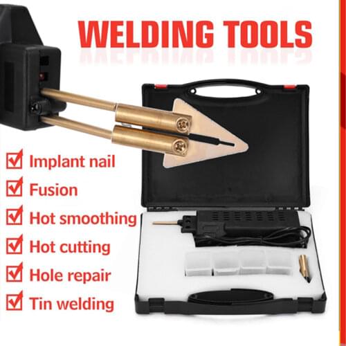 Hot Stapler Car Bumper Repair Fender Fairing Welder Plastic Repair Kit Portable Plastic Repair Tools Car Bumper Repair Machine