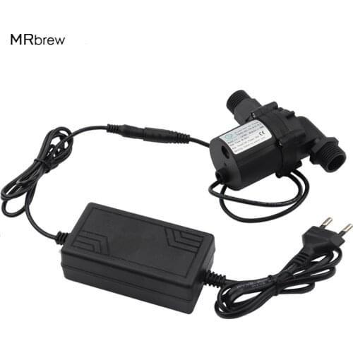 Homebrew Pump DC12V 18W Circulation Water Pump Food Grade Quick Connect Temperature Resist Pump With EU adapter