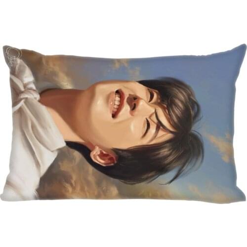 Custom Jeon Wonwoo Double Sided Rectangle Pillowcase With Zipper Home Office Decorative Sofa Pillowcase Cushions Pillow Cover