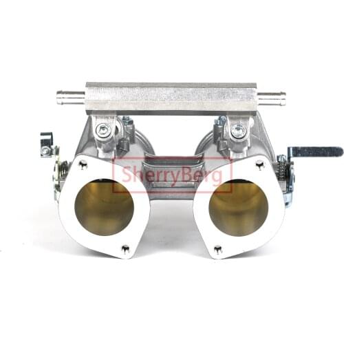 SherryBerg TBS 42dcoe 42 dcoe 42mm DCOE Twin 42mmDCOE Throttle Bodies Body for Weber/EMPI/FAJS/Dellorto/Solex DCOE/DHLA carb