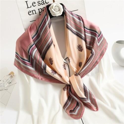 Square Scarf for Women Bandana Large Shawl Hijab Foulard Neck Scarves Fashion Female Neckerchief Headband Pashmina New 2021
