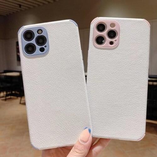 PU Leather Soft Phone Case for Apple 7 8 Plus iphone 11 12 pro max mini 12 XR X XS MAX SE 2020 Classic Man Business Cover
