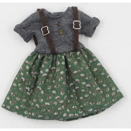 Outfits for Blyth doll Floral skirt for the lady dressing suit for 1/6 BJD azone ICY DBS