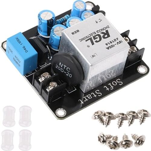 Relay 100A 4000W High-Power Soft Start Circuit Power Board for Class A Amplifier Amp Moungting Accessories AC 150V to 280V
