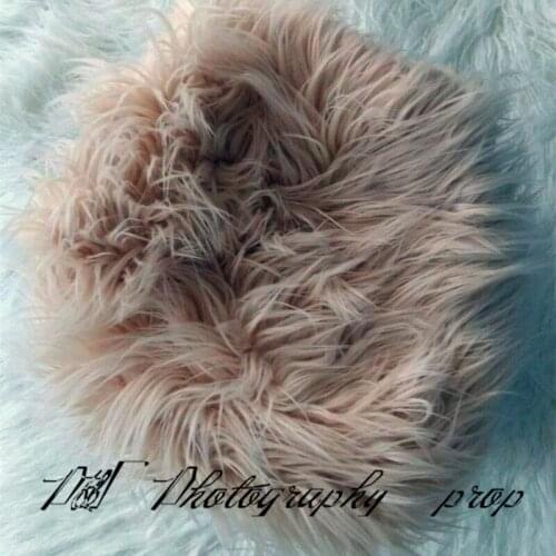 Newborn baby photography props baby blanket 5 cm long hair blanket 100cm x 85cm