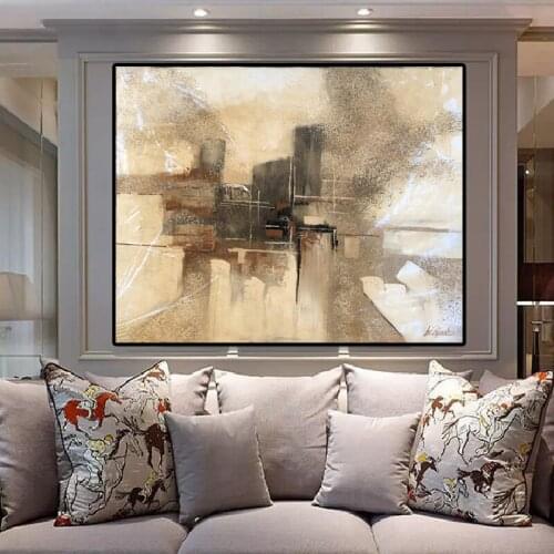 RELIABLI ART Posters And Prints Abstract Vintage Mid Century Painting Canvas Painting Wall Art Pictures Decoration NO FRAME