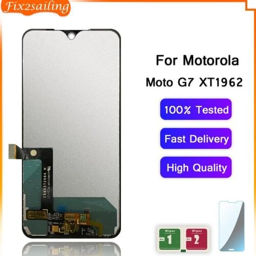 For Motorola Moto G7 XT1962 LCD Display Touch Screen sensor Panel Digiziter assembly Replacement For Moto G7 LCD