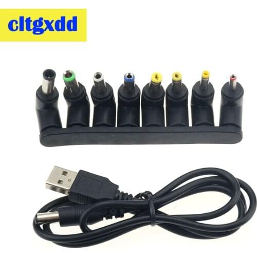 USB to DC 5.5*2.1mm Power Charging Conversion Cable Universal Jack Power Cord Plug Connector Adapter for Router Mini Fan Speaker