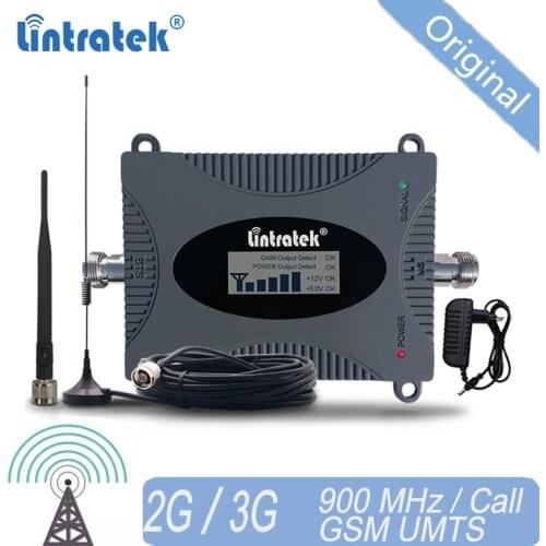 Lintratek 900 GSM Signal Booster Cellular Repeater 900mhz 65dB Cell Phone Signal Amplifier Amplificador for Europe Asia 20