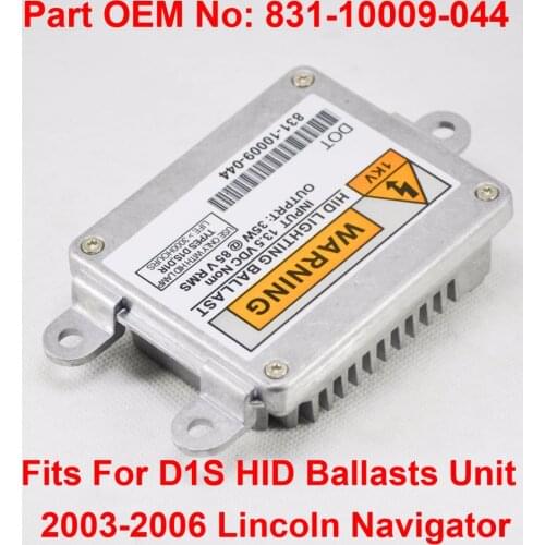2x 12V 35W D1S D1R OEM HID Xenon Headlight Ballast Control Unit Car Part Number 831-10009-044 Fits For Lincoln Navigator 2003-06