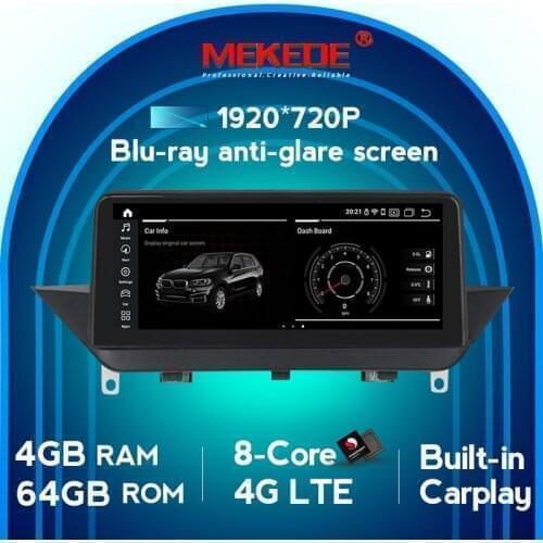 Android 10 4GB 64GB IPS Screen Car DVD Radio Multimedia Player GPS Navigation For BMW X1 E84 2009-2015 iDrive Carplay DSP