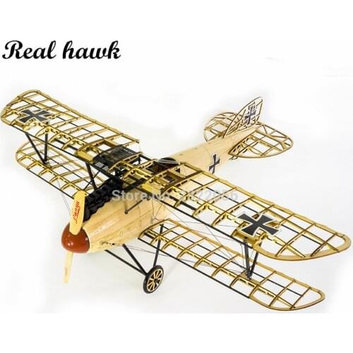 Static Aircraft Model Albatross 500mm Wingspan Laser Cut Basla Wood Airplane Aeromodelism For Decorating Collecting