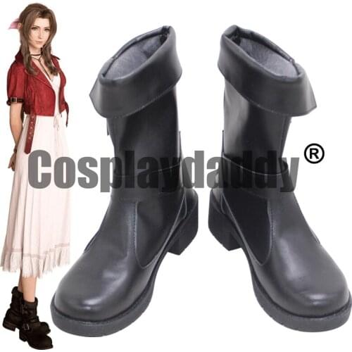 Final Fantasy VII FF7 Remake AVALANCHE Cetra Ancients The Flower Girl Aeris Aerith Gainsborough Game Cosplay Shoes Boots X002