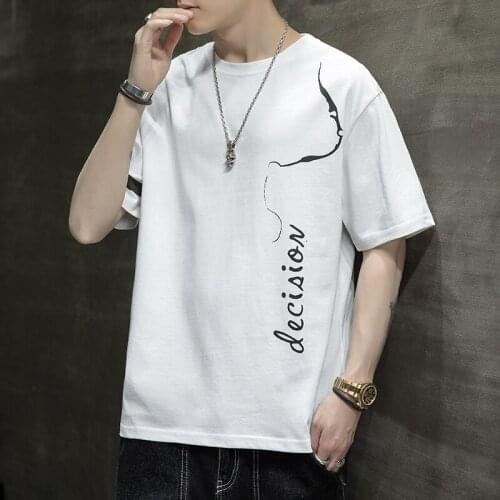 New Clothing Fashion T Shirt Men Cotton Mens Summer Tshirts Male Oversized Tee Shirts 5XL Casual T Shirt Tee for Man Streetwear