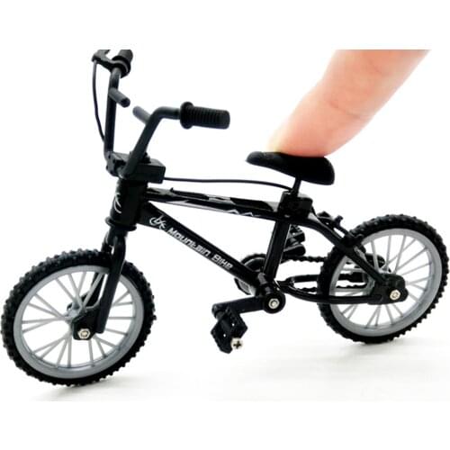 Mini Model Alloy Bicycle toy Finger Mountain bike Pocket Diecast simulation Metal Racing Funny Collection Toys for children