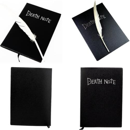 1pc Fine Anime Death Note Notebook Set Leather Journal Collectable Death Note Notebook School Large Anime Theme Writing Journal