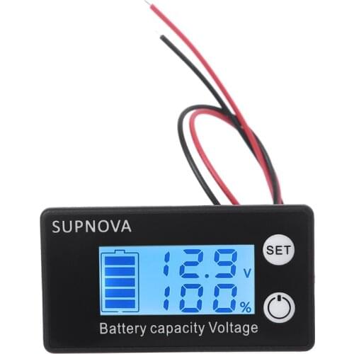 2021 New Car Motorcycle Battery Capacity Indicator 7-68V DC DC 12V 24V 48V 60V Lead Acid