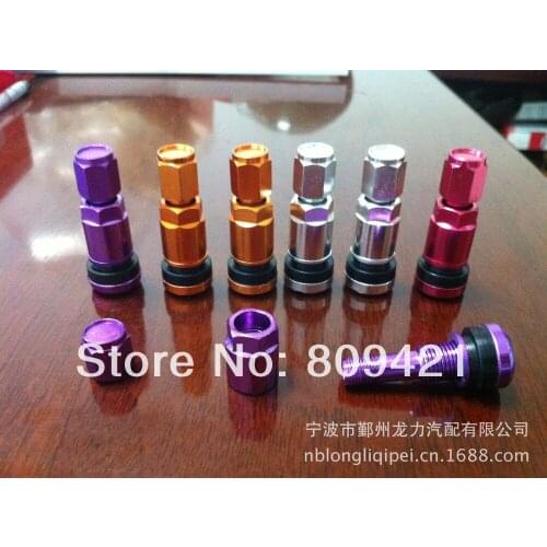WHole Sale 500pcs/lot Bolt-in Alloy Car Wheel Tire Tubeless Valves Stem with Dust Caps Aluminum copper TR525 valve