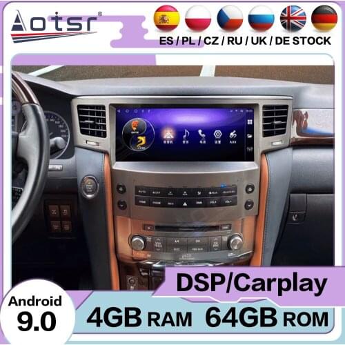 128G Carplay Android 10 Player For Lexus LX570 2007 2008 2009 2010 2011 2012 2013 2014 2015 GPS Navi IPS Stereo Radio Head Unit