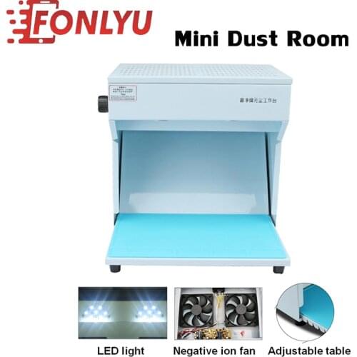 Portable Mini Dust Free Room Work Table For Phone LCD Repair Machine Cleaning Room with Mat Tools Mobile Electronic Fix Table