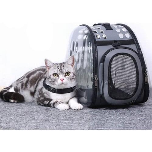 Transparent Travel Dog Carrier Pet Bags Puppy Cat Carrying Outdoor Bag Small Pet Portable Handbag Bag Soft Pet Accessories