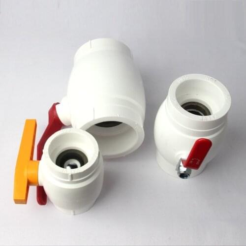 63 75 90mm PPR Steel Core Ball Valve Water Pipe Connector Agricultural Garden Irrigation System Industrial Water Supply Fittings