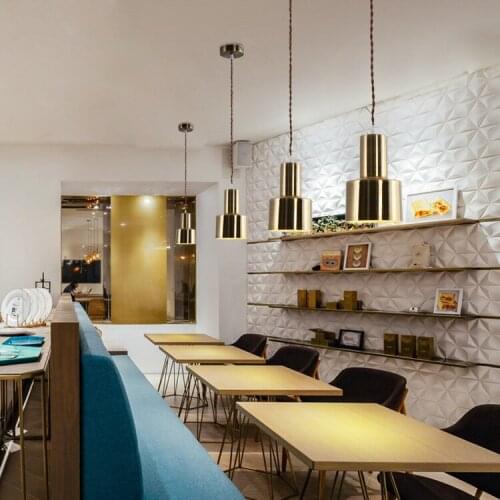 Nordic simple bar hanging lamp colored Pendant Light restaurant, bedroom, bedside lights, modern art and creative lighting