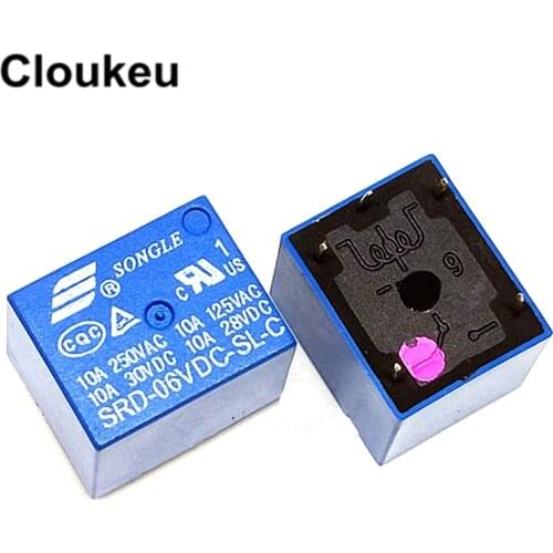 SRD-06VDC-SL-C 10A Relay DIP5
