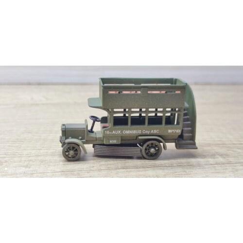 COR GI 1:72 CS90611 Old Bill Bus WWI Centenary Alloy model car Metal toys for childen kids diecast gift