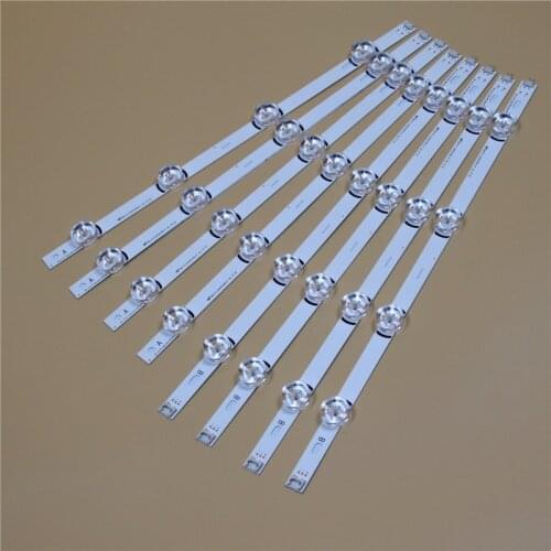 TV LED Light Bars For LG 42LF550V 42LF580N 42LF580V 42LF6200 42LF620V -ZA -ZB LED Backlight Strips Kit 8 LED Lamps Lens 8 Bands