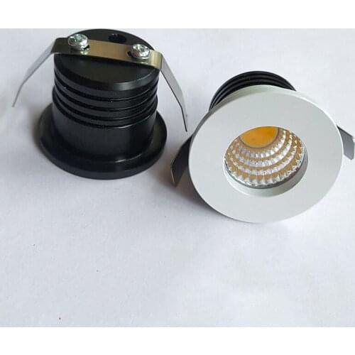 Led Small Spotlight 3w Mini Embedded Jewelry Cabinet Thumb Light Opening 30mm Display Counter Light Ceiling Downlight Kit