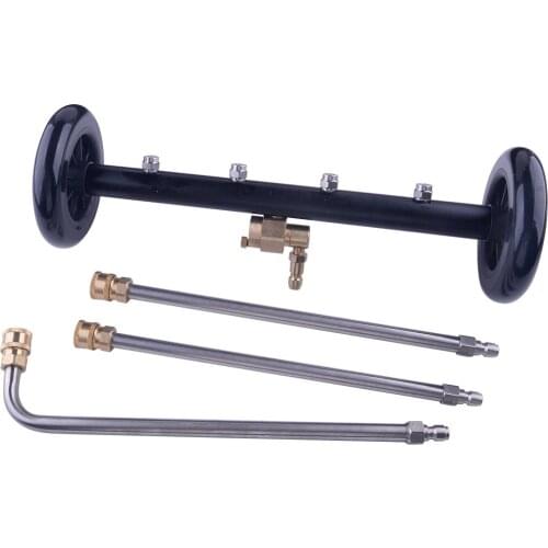 Universal 1/4" Quick Connect Pressure Undercarriage Cleaner with Connector for Car Truck SUV Trailers 1500-4000 PSI 140° F